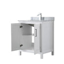 Daria 60" Free Standing Single Vanity Set with MDF Cabinet, Marble Vanity Top, Undermount Sink, and Framed Mirror - image 16