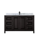 Daria 60" Free Standing Single Vanity Set with MDF Cabinet, Marble Vanity Top, and Undermount Sink - image 11