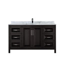 Daria 60" Free Standing Single Vanity Set with MDF Cabinet, Marble Vanity Top, and Undermount Sink - image 12