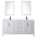 Daria 72" Free Standing Double Basin Vanity Set with Cabinet, Quartz Vanity Top, and Framed Mirror - image 17