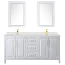 Daria 72" Free Standing Double Basin Vanity Set with Cabinet, Quartz Vanity Top, and Framed Mirror - image 18