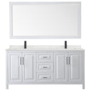 Daria 72" Free Standing Double Basin Vanity Set with Cabinet, Quartz Vanity Top, and Framed Mirror - image 19