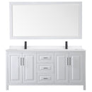 Daria 72" Free Standing Double Basin Vanity Set with Cabinet, Quartz Vanity Top, and Framed Mirror - image 21