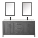 Daria 72" Free Standing Double Basin Vanity Set with Cabinet, Quartz Vanity Top, and Medicine Cabinet - image 14
