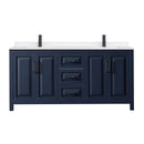 Daria 72" Free Standing Double Basin Vanity Set with Cabinet and Quartz Vanity Top - image 7