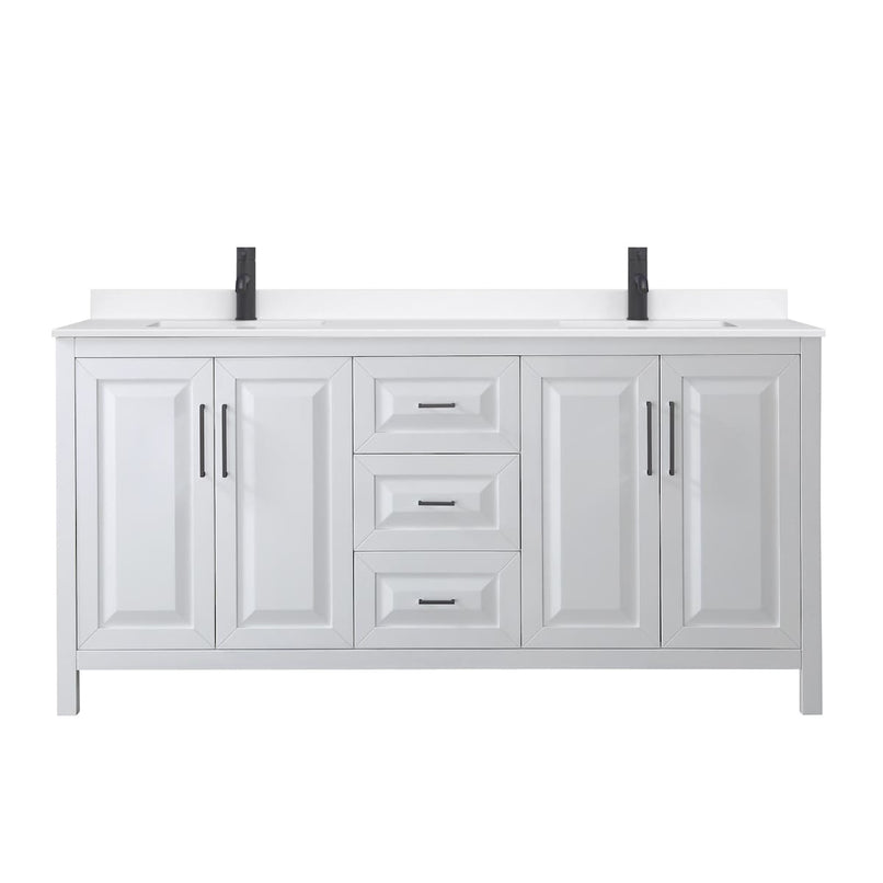 Daria 72" Free Standing Double Basin Vanity Set with Cabinet and Quartz Vanity Top - image 19