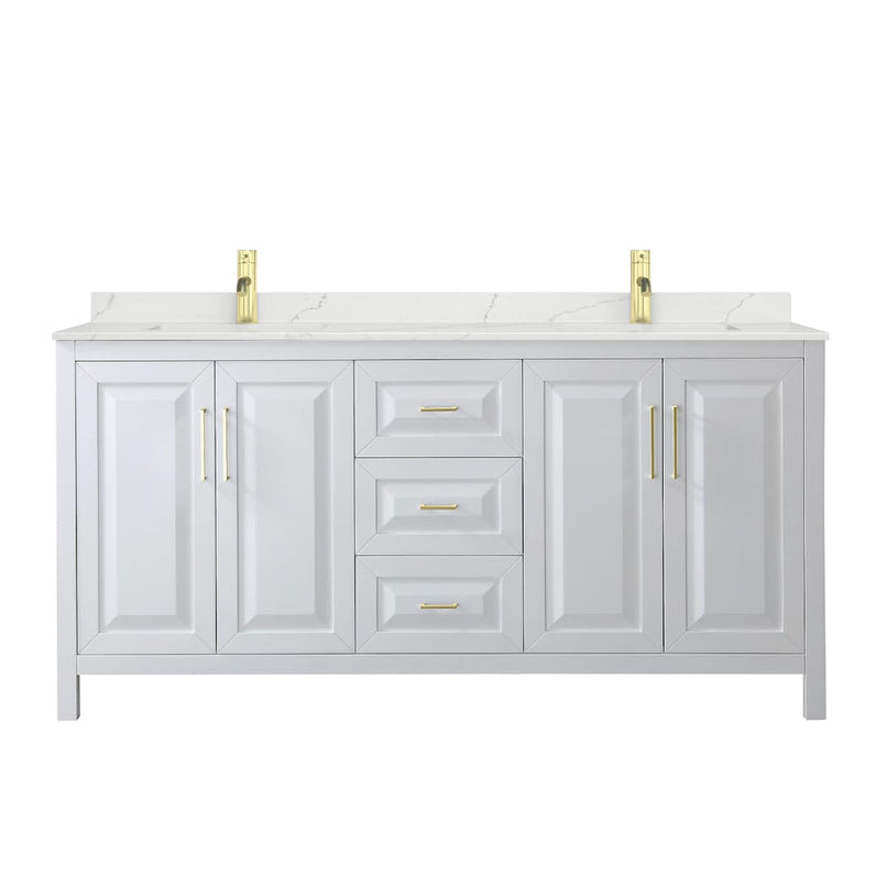 Daria 72" Free Standing Double Basin Vanity Set with Cabinet and Quartz Vanity Top - image 20