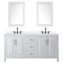 Daria 72" Free Standing Double Basin Vanity Set with Cabinet, Quartz Vanity Top, and Framed Mirror - image 18
