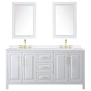 Daria 72" Free Standing Double Basin Vanity Set with Cabinet, Quartz Vanity Top, and Framed Mirror - image 21