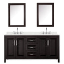 Daria 72" Free Standing Double Basin Vanity Set with Cabinet, Quartz Vanity Top, and Medicine Cabinet - image 11