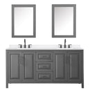 Daria 72" Free Standing Double Basin Vanity Set with Cabinet, Quartz Vanity Top, and Medicine Cabinet - image 16