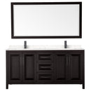 Daria 72" Free Standing Double Basin Vanity Set with Cabinet, Cultured Marble Vanity Top, and Framed Mirror - image 20