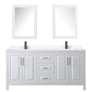 Daria 72" Free Standing Double Basin Vanity Set with Cabinet, Cultured Marble Vanity Top, and Medicine Cabinet - image 11