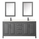 Daria 72" Free Standing Double Basin Vanity Set with Cabinet, Cultured Marble Vanity Top, and Medicine Cabinet - image 17
