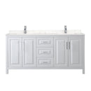Daria 72" Free Standing Double Basin Vanity Set with Cabinet and Cultured Marble Vanity Top - image 9