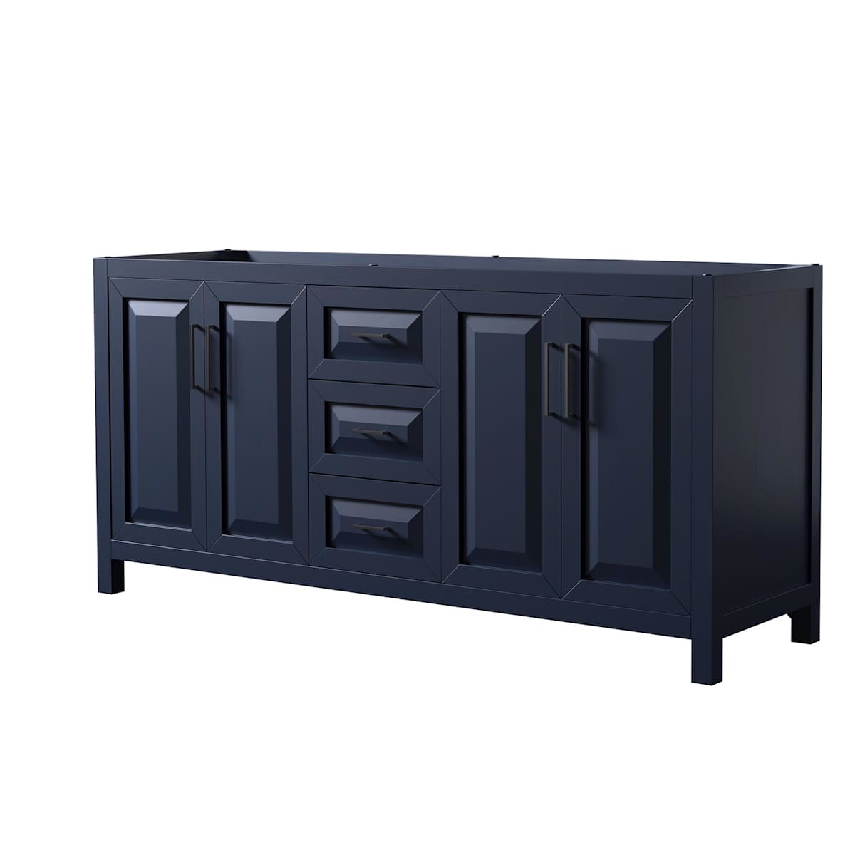 Daria 71" Double Free Standing Vanity Cabinet Only - Less Vanity Top