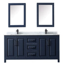 Daria 72" Free Standing Double Vanity Set with MDF Cabinet, Marble Vanity Top, 2 Undermount Sinks, and 2 Medicine Cabinets - image 14