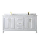 Daria 72" Free Standing Double Vanity Set with MDF Cabinet, Marble Vanity Top, and 2 Undermount Sinks - image 7