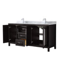 Daria 72" Free Standing Double Vanity Set with MDF Cabinet, Marble Vanity Top, and 2 Undermount Sinks - image 20