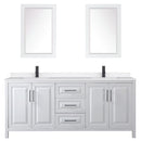 Daria 80" Free Standing Double Basin Vanity Set with Cabinet, Quartz Vanity Top, and Framed Mirror - image 19