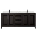 Daria 80" Free Standing Double Basin Vanity Set with Cabinet and Quartz Vanity Top - image 12