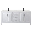 Daria 80" Free Standing Double Basin Vanity Set with Cabinet and Quartz Vanity Top - image 18
