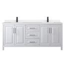 Daria 80" Free Standing Double Basin Vanity Set with Cabinet and Quartz Vanity Top - image 19
