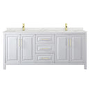 Daria 80" Free Standing Double Basin Vanity Set with Cabinet and Quartz Vanity Top - image 20