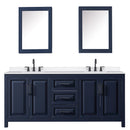 Daria 80" Free Standing Double Basin Vanity Set with Cabinet, Quartz Vanity Top, and Medicine Cabinet - image 9