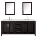 Daria 80" Free Standing Double Basin Vanity Set with Cabinet, Quartz Vanity Top, and Medicine Cabinet - image 10