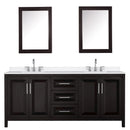 Daria 80" Free Standing Double Basin Vanity Set with Cabinet, Quartz Vanity Top, and Medicine Cabinet - image 12