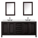 Daria 80" Free Standing Double Basin Vanity Set with Cabinet, Quartz Vanity Top, and Medicine Cabinet - image 13