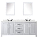 Daria 80" Free Standing Double Basin Vanity Set with Cabinet, Quartz Vanity Top, and Medicine Cabinet - image 16
