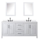 Daria 80" Free Standing Double Basin Vanity Set with Cabinet, Quartz Vanity Top, and Medicine Cabinet - image 18