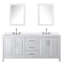 Daria 80" Free Standing Double Basin Vanity Set with Cabinet, Quartz Vanity Top, and Medicine Cabinet - image 21