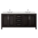 Daria 80" Free Standing Double Basin Vanity Set with Cabinet and Quartz Vanity Top - image 10
