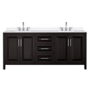 Daria 80" Free Standing Double Basin Vanity Set with Cabinet and Quartz Vanity Top - image 11
