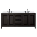 Daria 80" Free Standing Double Basin Vanity Set with Cabinet and Quartz Vanity Top - image 13