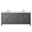 Daria 80" Free Standing Double Basin Vanity Set with Cabinet and Quartz Vanity Top - image 17