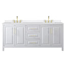 Daria 80" Free Standing Double Basin Vanity Set with Cabinet and Quartz Vanity Top - image 21
