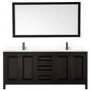 Daria 80" Free Standing Double Basin Vanity Set with Cabinet, Cultured Marble Vanity Top, and Framed Mirror - image 18
