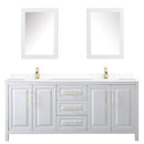 Daria 80" Free Standing Double Basin Vanity Set with Cabinet, Cultured Marble Vanity Top, and Medicine Cabinet - image 9