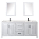 Daria 80" Free Standing Double Basin Vanity Set with Cabinet, Cultured Marble Vanity Top, and Medicine Cabinet - image 12