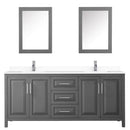 Daria 80" Free Standing Double Basin Vanity Set with Cabinet, Cultured Marble Vanity Top, and Medicine Cabinet - image 13