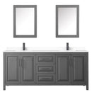Daria 80" Free Standing Double Basin Vanity Set with Cabinet, Cultured Marble Vanity Top, and Medicine Cabinet - image 16
