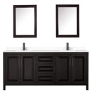 Daria 80" Free Standing Double Basin Vanity Set with Cabinet, Cultured Marble Vanity Top, and Medicine Cabinet - image 19