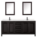 Daria 80" Free Standing Double Basin Vanity Set with Cabinet, Cultured Marble Vanity Top, and Medicine Cabinet - image 20