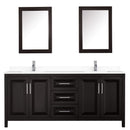 Daria 80" Free Standing Double Basin Vanity Set with Cabinet, Cultured Marble Vanity Top, and Medicine Cabinet - image 21