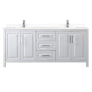 Daria 80" Free Standing Double Basin Vanity Set with Cabinet and Cultured Marble Vanity Top - image 7