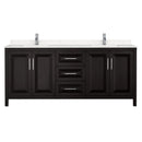 Daria 80" Free Standing Double Basin Vanity Set with Cabinet and Cultured Marble Vanity Top - image 19